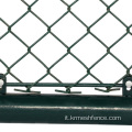 pannello di recinzione temporanea a 8 maglie rivestito di zinco